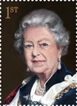 Royal Portraits 1st Stamp (2013) Portrait commissioned by Royal Mail