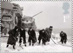 Merchant Navy 1st Stamp (2013) Clearing the decks of HMS George V