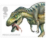 Dinosaurs 1st Stamp (2013) Megalosaurus 