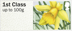 1st, Wild Daffodil from Post & Go: Spring Blooms - British Flora 1 (2014)