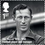 Remarkable Lives 1st Stamp (2014) Joe Mercer