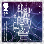 Inventive Britain £1.47 Stamp (2015) i-LIMB