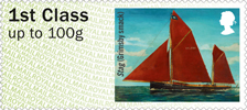 Post & Go : Working Sail 1st Stamp (2015) Stag