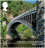 Bridges 1st Stamp (2015) Craigellachie Bridge