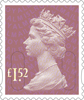 Definitives 2015 £1.52 Stamp (2015) Orchid Mauve