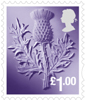 Country Definitives 2015 £1 Stamp (2015) Scotland