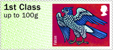 Post & Go : Heraldic Beasts 1st Stamp (2015) Falcon