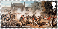 The Battle of Waterloo 1st Stamp (2015) Waterloo - The defence of Hougoumont