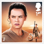 Star Wars 1st Stamp (2015) Rey