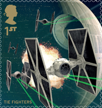 Star Wars 1st Stamp (2015) Tie Fighters