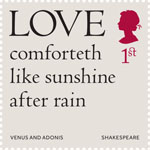Shakespeare 1st Stamp (2016) Venus and Adonis (1593) Line 799