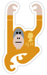 Animail £1.33 Stamp (2016) Orangutan