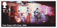 Pink Floyd 1st Stamp (2016) UFO Club, 1966