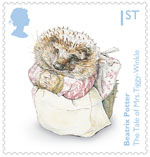 Beatrix Potter 1st Stamp (2016) The Tale of Mrs. Tiggy-Winkle