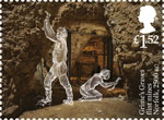 Ancient Britain £1.52 Stamp (2017) Grime's Graves Flint Mines, Norfolk, England c2500 BC