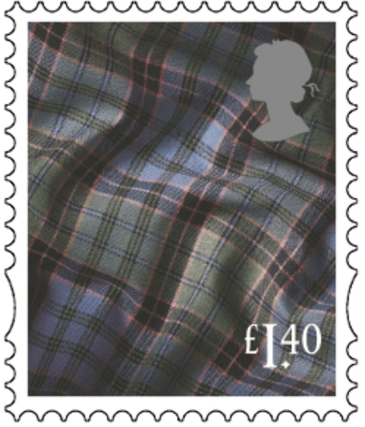 Gb collection. Марки Скотланд 21.05.80. Campsie of Scotland марка одежда.