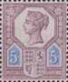 Jubilee Issue 1887-1900 5d Stamp (1887) Dull purple & blue