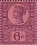 Jubilee Issue 1887-1900 6d Stamp (1887) Purple