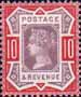 Jubilee Issue 1887-1900 10d Stamp (1887) Dull purple and carmine
