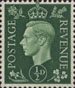 0.5d, Green from Definitives (1937)