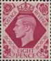 Definitives 8d Stamp (1937) Carmine