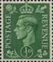 Definitives - Pale Colours 0.5d Stamp (1941) Pale Green