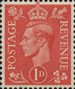 1d, Pale Scarlet from Definitives - Pale Colours (1941)