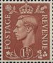 1.5d, Pale Red Brown from Definitives - Pale Colours (1941)