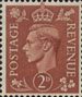 2d, Pale Red Brown from Definitives - New Colours (1950)