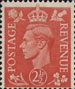 2.5d, Scarlet from Definitives - New Colours (1950)