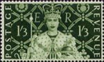 Coronation 1s3d Stamp (1953) Queen Elizabeth II