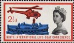 Ninth International Lifeboat Conference, Edinburgh 2.5d Stamp (1963) Rescue at Sea