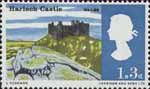 Landscapes 1s3d Stamp (1966) Harlech Castle, Wales