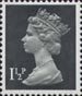 Definitive 1.5p Stamp (1971) Black