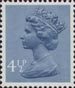 Definitive 4.5p Stamp (1973) Grey Blue