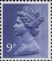 Definitive 9p Stamp (1976) Deep Violet