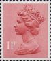 Definitive 11p Stamp (1976) Brown Red