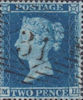 Definitive 2d Stamp (1854) Twopenny Blue