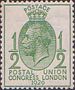 Ninth Universal Postal Union Congress 0.5d Stamp (1929) Green