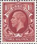 Definitive 1934-36 1.5d Stamp (1934) Red-Brown