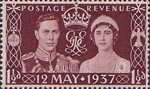 1.5d, King george VI and Queen Elizabeth from Coronation (1937)