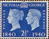 Centenary of First Adhesive Postage Stamps 1940