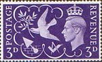 Victory 3d Stamp (1946) Symbols of Peace and Reconstruction