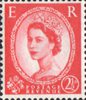 Wilding Definitive 2.5d Stamp (1960) Red