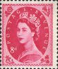 Wilding Definitive 8d Stamp (1960) Magenta