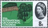 20th International Geographical Congress, London 8d Stamp (1964) Beddgelert Forest Park, Snowdonia (Forestry)