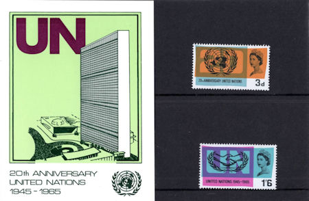 20th Anniversary of UNO and International Co-operation Year (1965)