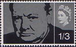Churchill 1s3d Stamp (1965) Sir Winston Churchill