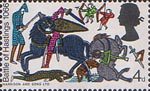 900th Anniversary of Battle of Hastings 4d Stamp (1966) Battle of Hastings