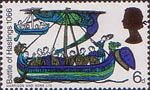 900th Anniversary of Battle of Hastings 6d Stamp (1966) Norman Ship